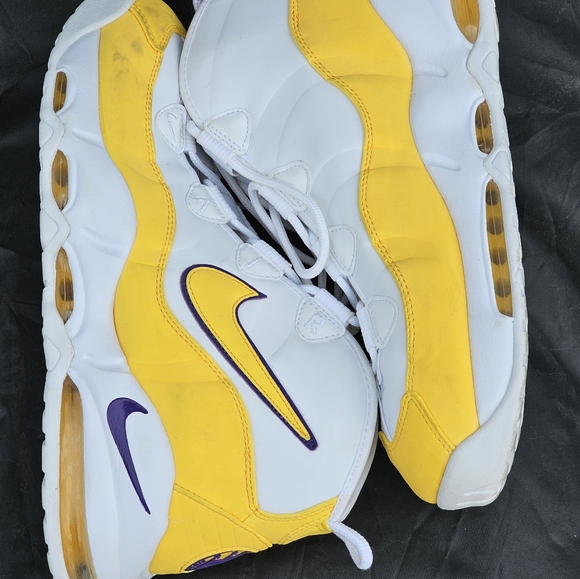 Nike Air Max Uptempo 95 Lakers Basketball Shoe Size Mens 11 - CK0892-102 - Picture 3 of 7